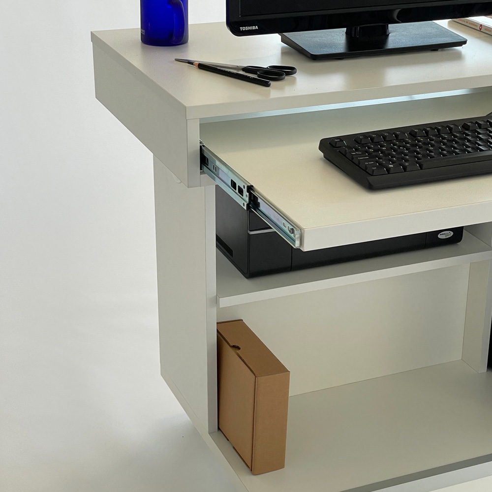 ET Desk - Mobile porta CPU con ripiano estraibile - Salone Ufficio